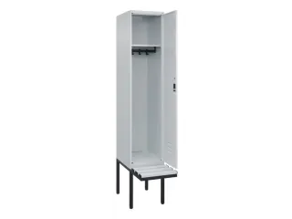 locker met bank,HxBxD 2120x400x815mm,1vak,vak B 400mm,cil.-slot - 2