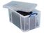 Really Useful Boxes Opbergdoos 84 Liter Transparant