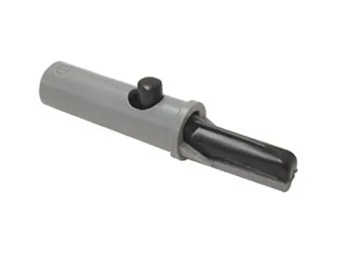 Geisoleerde Krokodillenklem 4mm 6A / Zwart (AK 10)
