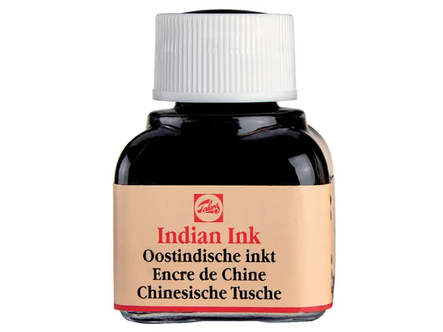 Oost-Indische inkt Talens zwart 11ml