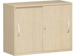 schuifdeurkast,HxBxD 770x1000x430mm,decor romp wit,decor front noten