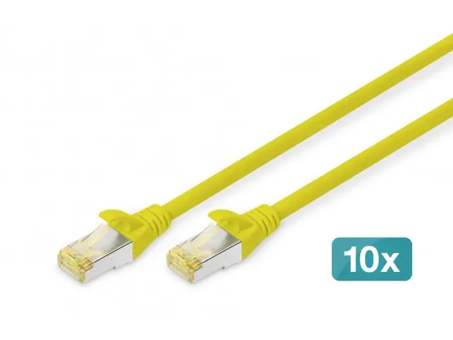 CAT 6A S/FTP PATCH CORD 10P AWG 26/7 1m