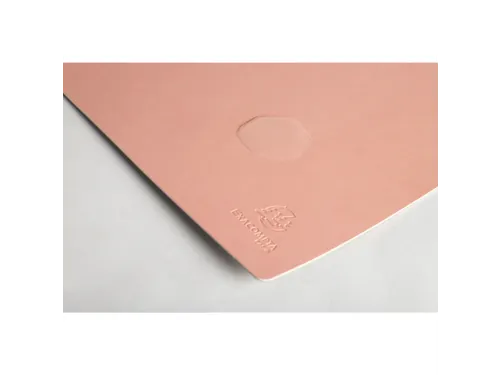 Onderlegger PU 35x60cm nude/grijs