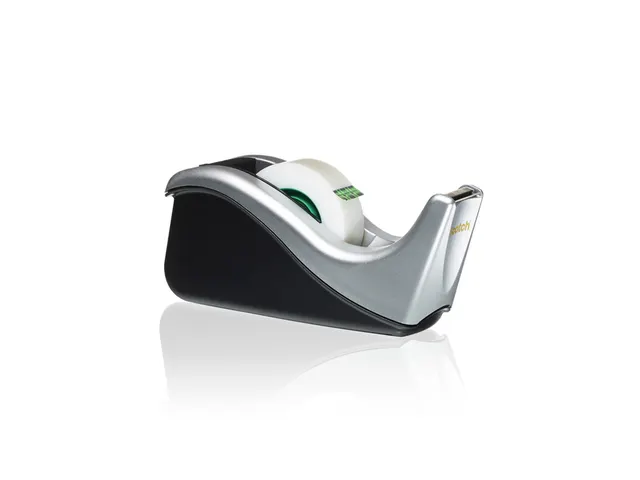 Plakbandhouder Scotch C60 zilver + 1rol magic tape 19mmx33m