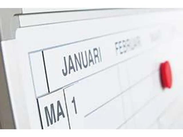 Verticale Jaarplanner Magnetisch 60x90cm Duits Softline profiel 8mm