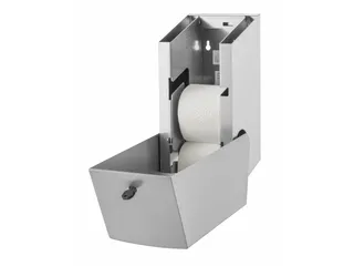 Toiletpapier Dispenser RVS Voor 2 rollen Kokerloos Toiletpapier - 2