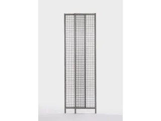 wandelement,v. scheidingswandsysteem,HxB 2200x530/930mm,RAL5002 - 1
