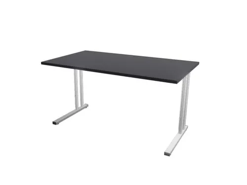 In hoogte verstelbaar bureau,HxBxD 720-840x1400x800mm,CC-zwart