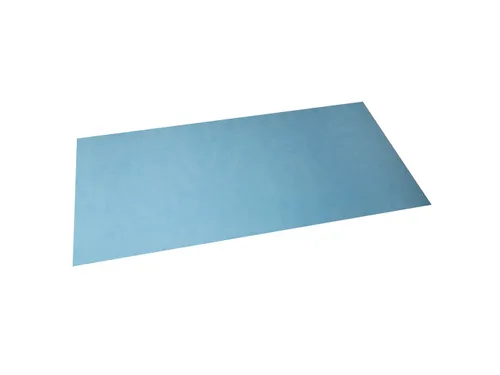Onderlegger PU 35x60 donkerblw/lichtblw