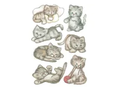 Sticker Etiket Herma 3477 Schattig Poesje 21 stickers