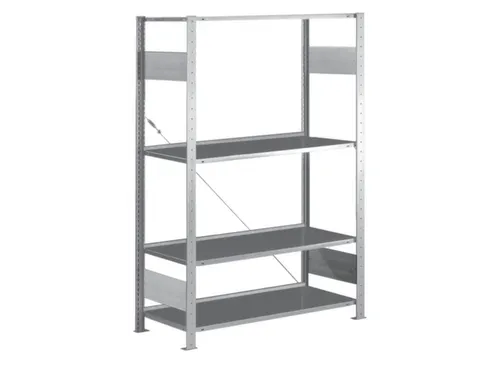 Inhaakstelling Aanslagrand Basisveld 1850x1000x300mm 4legborden