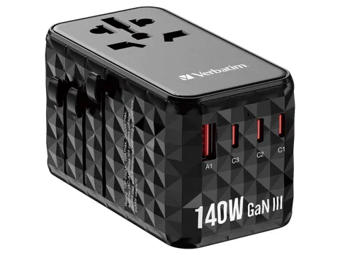 Verbatim 32125 GaN III universele travel adapter UTA-10