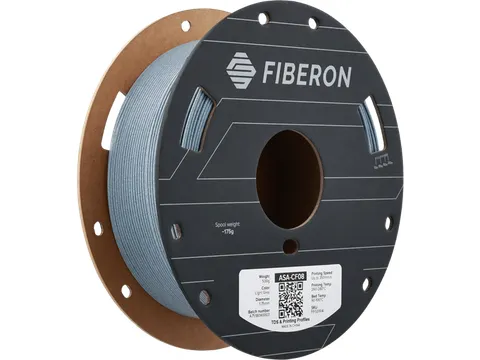 Polymaker 3D filament Fiberon ASA-CF08 1,75 mm Lichtgrijs 0.5kg