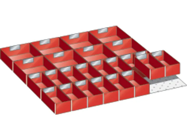 Compartimentage De Tiroir Pour Façade Hauteur 100Mm 16/8Godets L 717M