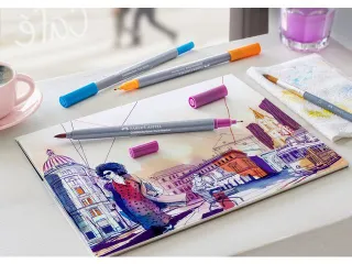 Duo aquarelmarker Goldfaber 109 chroomgeeldonker - 19