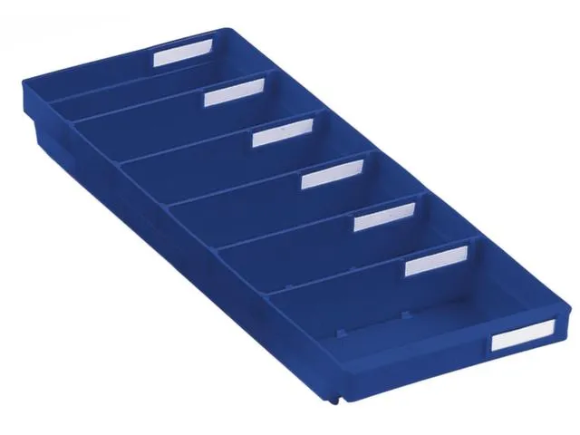 Stellingbak Extra Vlak Pp Hxbxd 65X240X500Mm Blauw