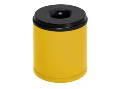 prullenmand zelfblussend 30 liter HxØ 390x375mm kop zwart geel