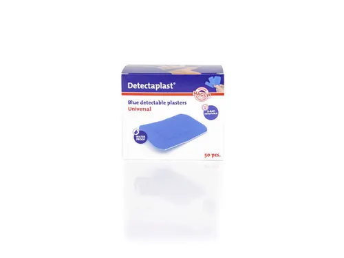 Detectaplast Pleister Waterafstotend X-Ray blauw 50x72mm 50 Stuks