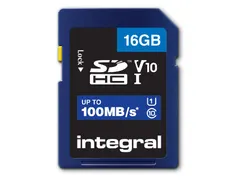 Geheugenkaart Integral SDHC V10 16GB