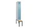 locker met bank,voor scheiding van kleding,HxBxD 2120x300x815mm,1vak