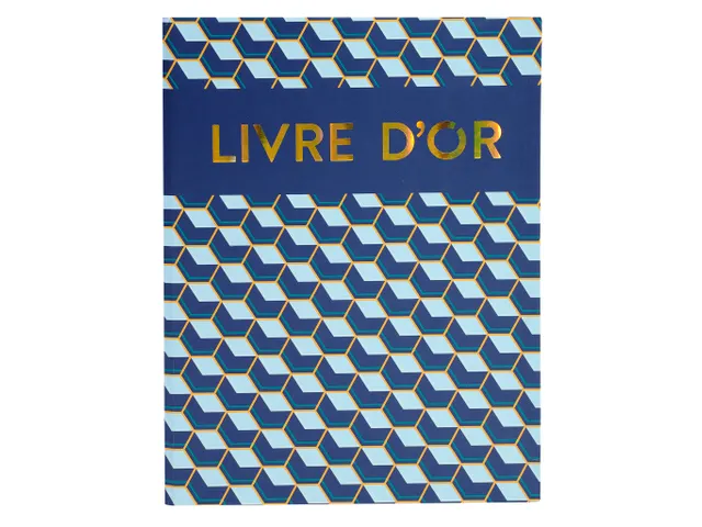 Gastenboek 100p 27x22cm COPPER TIME