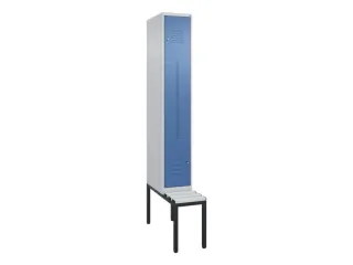 Z-garderobekast,HxBxD 2120x300x815mm,2vak,vak B 300mm,cil.-slot - 1