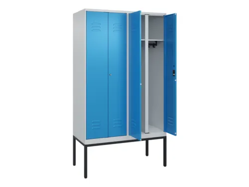 locker voor scheiding van kleding,HxBxD 2120x1200x500mm,4vak