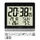 Digitale wandklok Technoline WS 8014 200x189x29mm zwart/zilver