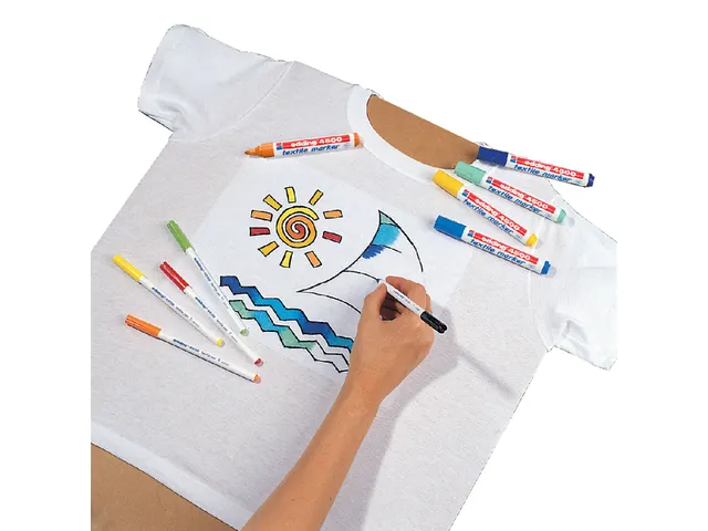 Marqueur Textile edding 4500 Pointe ogive 2-3mm Orange