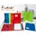 Elastomap 3 kleppen polypropyleen 7/10de Forever PP A4 Blauw