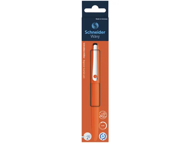Stylo plume Schneider Wavy orange