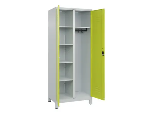 wasgoedverdeelkast,HxBxD 1950x800x500mm,vak B 400mm,cilinderslot