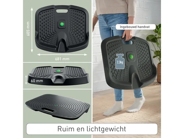 Ergo Active anti-vermoeidheidsmat 605x60x681mm zwart