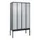 locker voor scheiding van kleding,HxBxD 2120x1200x500mm,4vak