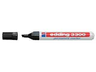 Viltstift Edding 3300 Schuin Zwart 1-5mm - 2