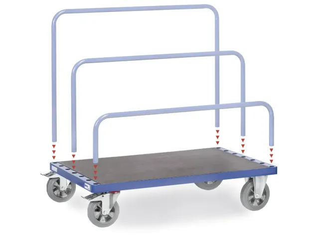 Platenwagen 4463-1 - Zonder Beugels 1200kg 1200x800mm