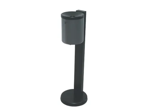 Staande asbak,H 825mm,staal,romp grafiet