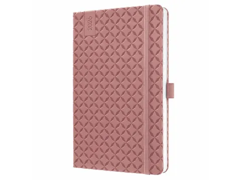 Weekagenda Flair A5 2026 (NL/FR/EN/DU) Dusty Red Hardcover