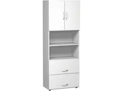 kantoor-combikast HxBxD 2160x800x420mm 2hangmappenframes wit