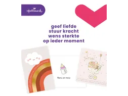 Wenskaart Hallmark Business Box geboorte dochter navulset à 6 stuks