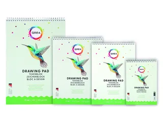 Tekenblok Qrea A4 24 vel 160gr spiraal - 3