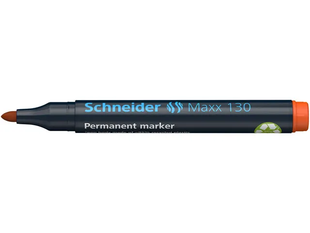 Marqueur Schneider Maxx 130 permanent orange, pointe ronde