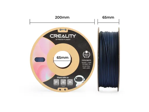 Creality 3D printer Filament CR-PLA Matte 1.75mm marine blauw 1kg