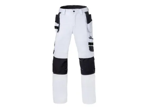 Havep Attitude 80230 werkbroek, wit/grijs, maat 51, per stuk