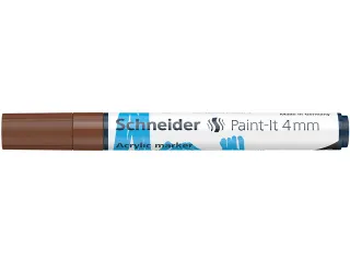 Acrylmarker Schneider Paint-It 320 4mm bruin - 1