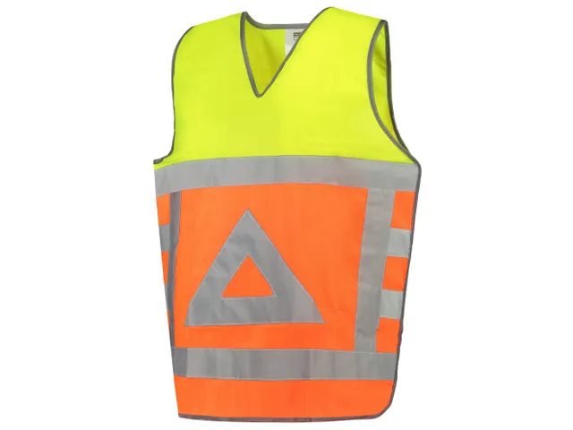 Tricorp 453011 fluohesje, geel/oranje, maat M/L, per stuk