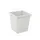 Vierkant Tapse Papierbak 27 Liter Grijs