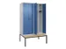 locker voor scheiding van kleding,HxBxD 2120x1200x815mm,4vak
