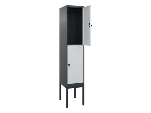 dubbeldekse locker,HxBxD 2120x400x500mm,1x2vak.,vak B 400mm