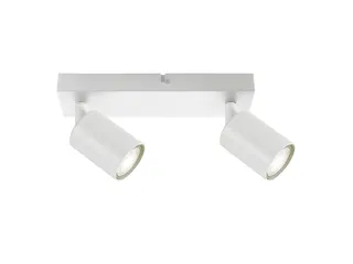 Plafondspot Integral Siena 2 spot IP20 GU10 wit - 1
